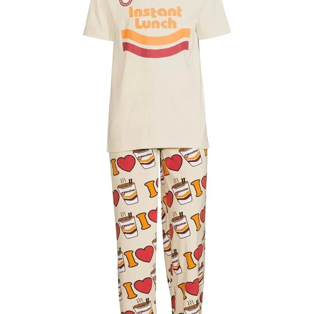 Maruchan Men's Sleepwear Set, 2-Piece, Size 2XL